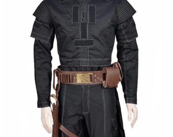 Boba fett Mandalorian Starwars book of bobafett Custom Cosplay Beskar Bounty hunter Boba Fett Flight Suite with boba fett belt