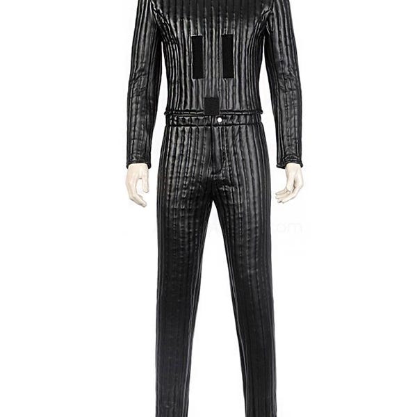 Darth Vader Inspired Cosplay Costume: Handmade Black Bodysuit