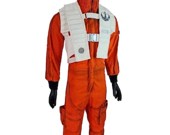 Luke Skywalker X-Wing Pilot Costume: Handmade Star Wars Inspired Flight Suit
