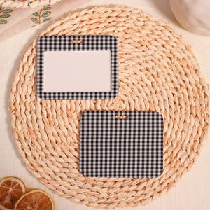 Grilles et lignes colorées, porte-cartes de crédit étanches à fleurs, porte-cartes en plastique pour bus étudiant, protège-cartes, pour carte d'identité/de transport