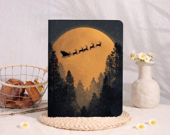 Night Forest Christmas,iPad Case with Auto Wake for iPad Pro13"11" iPad A16 11" 10 10.9" 7/8/9 10.2" Mini 7/6/5/4 8.3",iPad Air 6/7 2025