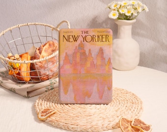 The New Yorker,Personalized Kindle Case/Cover/Protector,Customized Birthday Gift,For Kindle Colorsoft/Basic,Kindle 11 12 2024 KPW 10 11 12