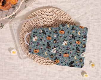 Cute Halloween Pattern, Spooky Pumpkin Design, 360 Degree Rotating Kindle Case for Paperwhite 11/12, Kindle Colorsoft & Scribe Gift