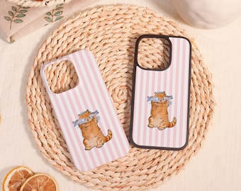 Etui/ochrona na iPhone'a z zabawnymi kotkami, spersonalizowany prezent urodzinowy, do iPhone'a 16 15 14 13 12 11 Mini Plus Pro Max, iPhone'a X/XS/XR/SE