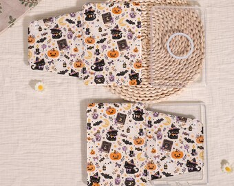 Cute Halloween Pattern, Spooky Pumpkin Design, 360 Degree Rotating Kindle Case for Paperwhite 11/12, Kindle Colorsoft & Scribe Gift