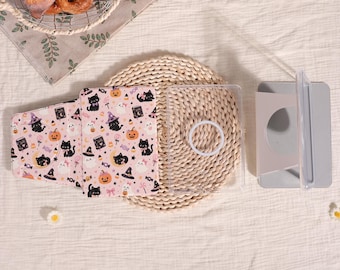 Cute Halloween Pattern, Spooky Pumpkin Design, 360 Degree Rotating Kindle Case for Paperwhite 11/12, Kindle Colorsoft & Scribe Gift