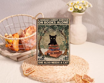 Bookish Black Cat,Personalized Kindle Case/Cover/Protector,Customized Birthday Gift,For Kindle Colorsoft/Basic,Kindle11 12 2024 KPW 10 12