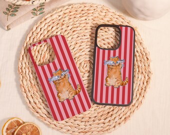 Etui/ochrona na iPhone'a z zabawnymi kotkami, spersonalizowany prezent urodzinowy, do iPhone'a 16 15 14 13 12 11 Mini Plus Pro Max, iPhone'a X/XS/XR/SE