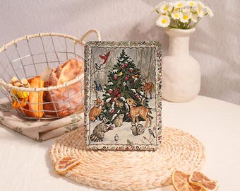 Forest Animal Xmas,Personalized Kindle Case/Cover/Protector,Customized Birthday Gift,For Kindle Colorsoft/Basic,Kindle11 12 2024 KPW 10 12