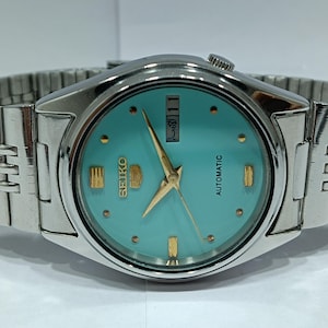 Seiko 5 Automatic Cal 7009 Day And Date Japan Made Men&#39;s Wrist Watch