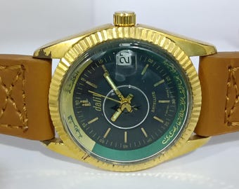 Vintage Dalil Satellite Arabic Automatic Swiss Made Without