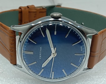 サーチナ クラシック ブルーリボン ゴールドウォッチ - Etsy 日本