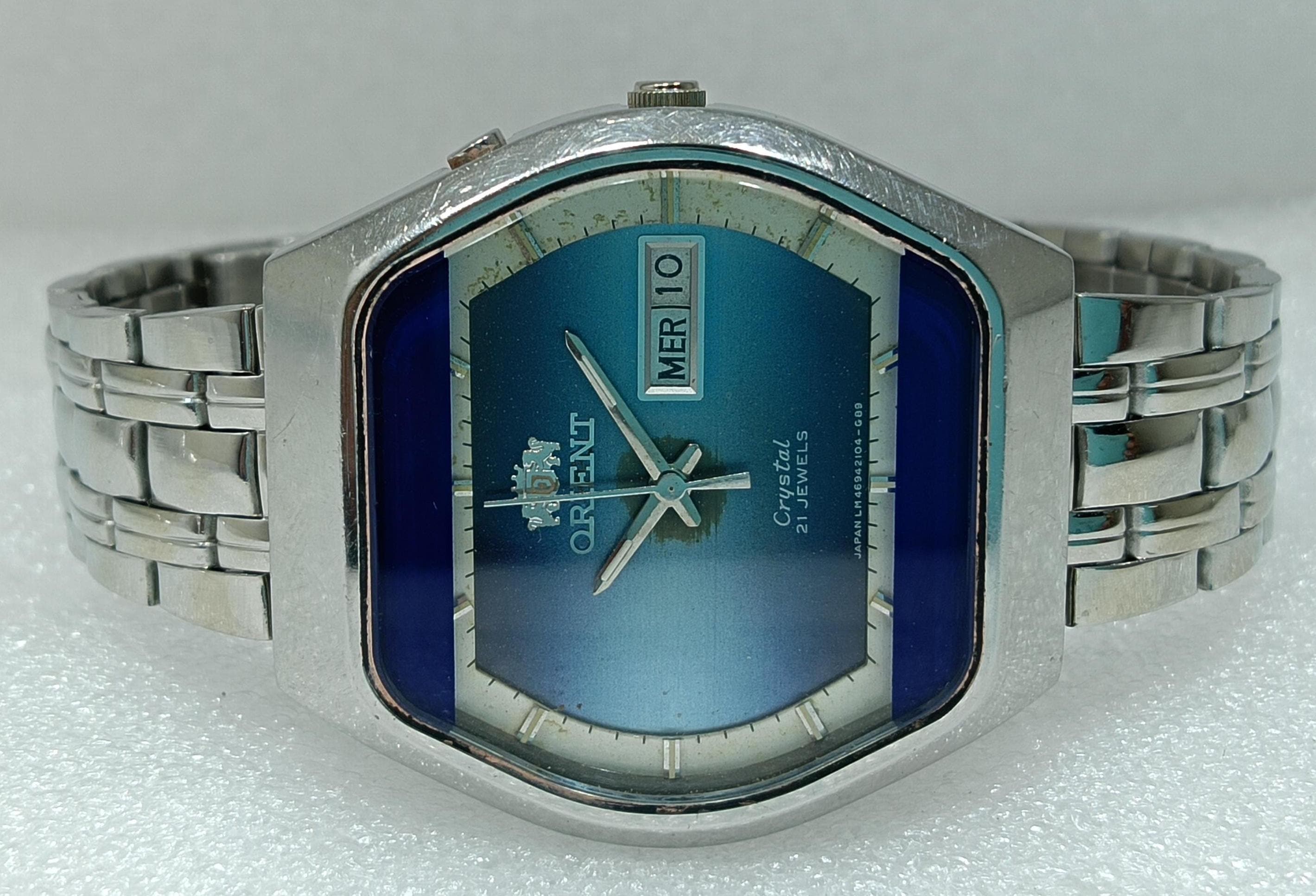 Vintage Orient Automatic Crystal 21 Jewels Caliber 46941 Made