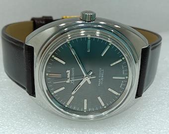Montre HMT Kohinoor originale pour homme, 17 rubis, cadran gris, remontage manuel, cadran gris