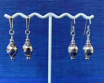 Silver and more Silver Dangle Earrings