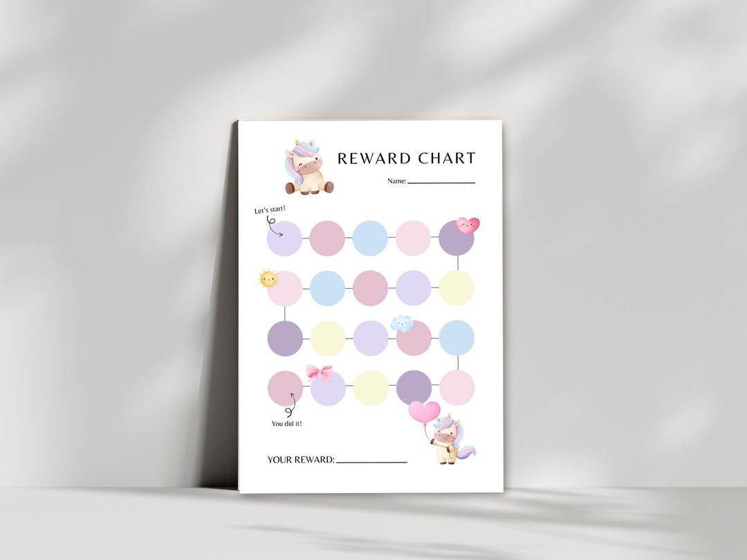 Töpfchentraining Tabelle Mit Belohnungsaufklebern - Motivationsset Für Kleinkinder