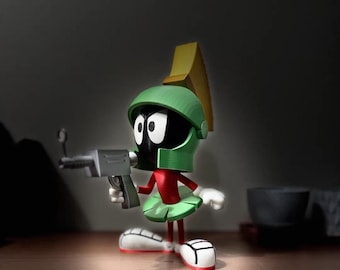 3D Printed Marvin the Martian (Over 8” Tall!)