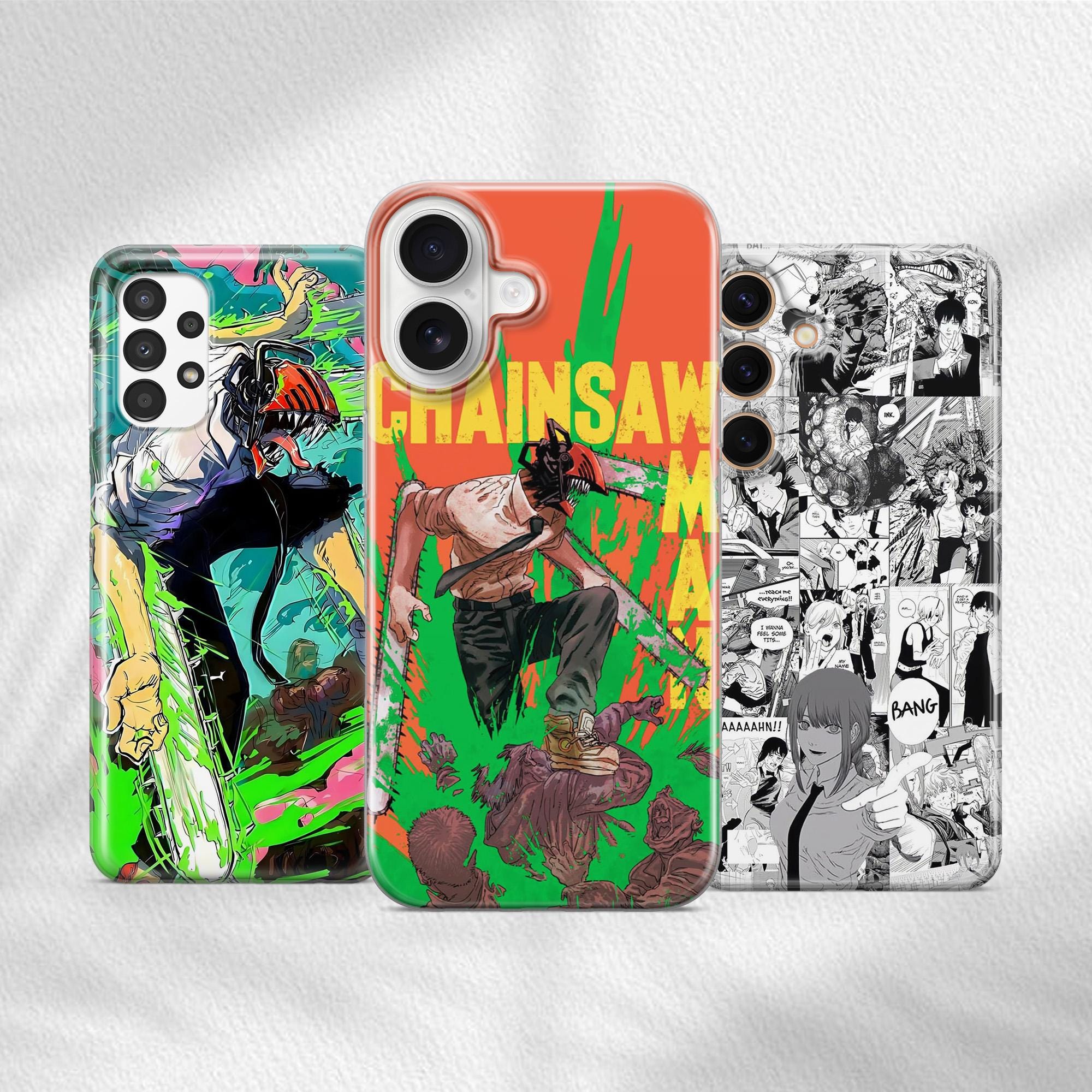 CASSETIFY CHAINSAW MAN iPhoneケース14promax Amazon.com: Chainsaw Man Phone Case Compatible with iPhone
