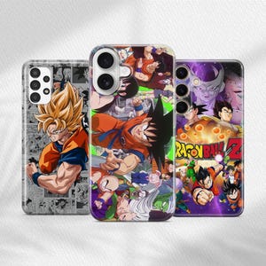 Dragon Ball Z Klare Handyhülle für iPhone und Samsung - Anime Goku Vegeta Retro Cover