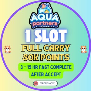 MoGo Aqua Partners Event 1 Slot - Full Carry *Fast Complete