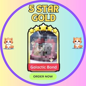 Mono Go Gold Sticker - Galactic Bond - 22