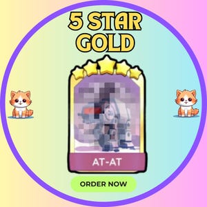 Pegatina Mono Go Gold - AT AT - 22 de junio