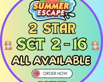 Mono Go 2 Star Stickers 3 Piece (Set 2-16) - Gold Cards Not Included