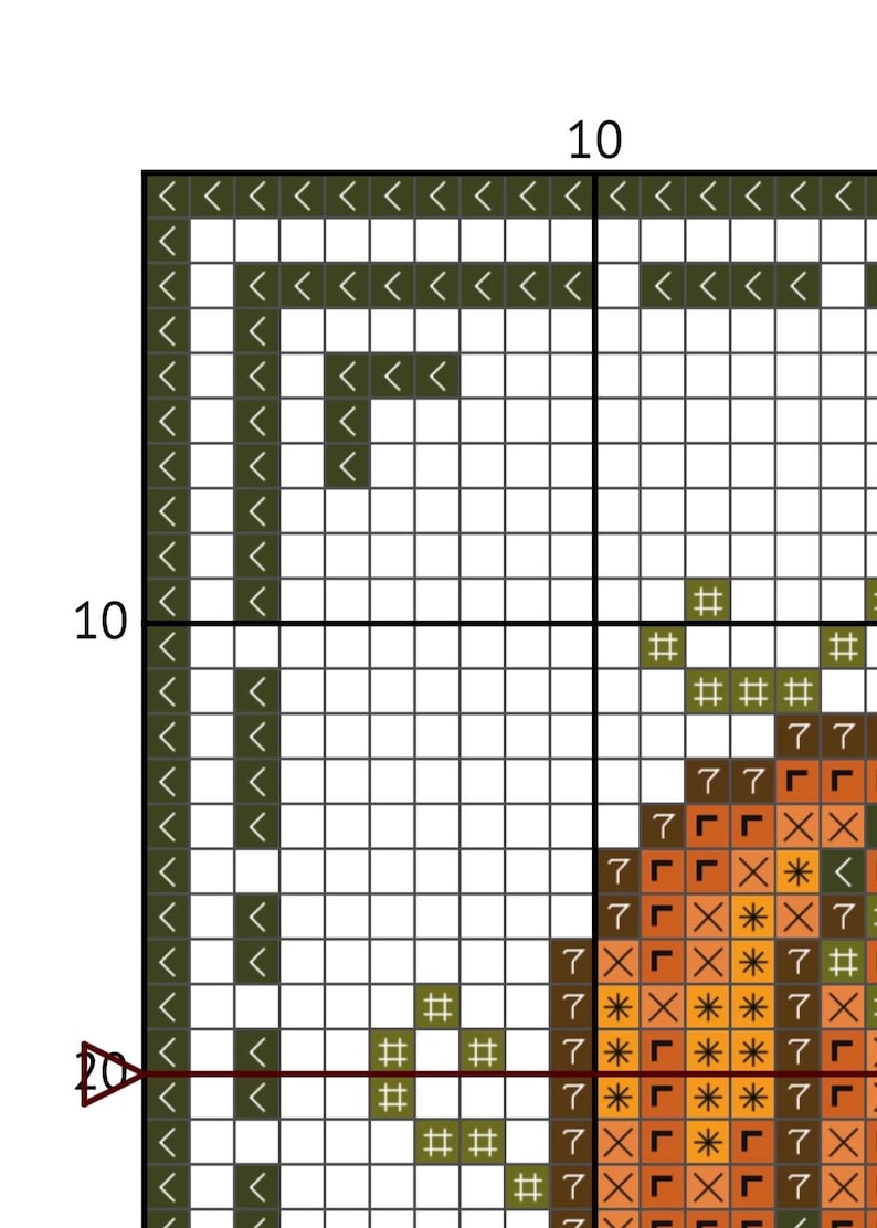 Mini Pumpkin Cross Stitch Pattern | Autumn Small PDF | Instant Download ...