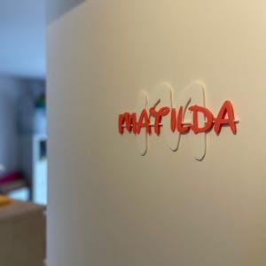 Placas de identificación personalizadas para puertas de habitaciones: decoración de puertas impresa en 3D para habitaciones de niños y más