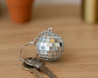 Mirror Ball Key Ring Chain Miniblings Supporters Club Disco - Etsy