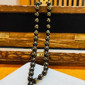 Silber eingelegte Oltu Stone Tasbih - personalisierte Gebetskette