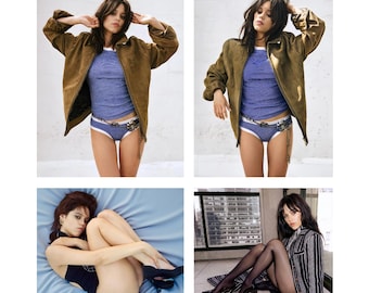 Jenna Ortega Set of 4 Glamour Picture A4 Poster Photo Prints 8"x12"