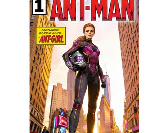Avengers Doomsday's Ant-Girl Retro Comic Concept Art Poster Print A4 or A3