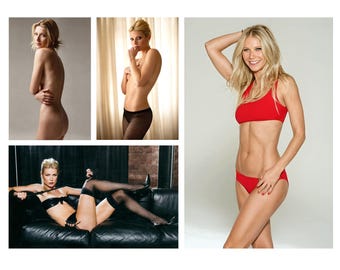 Gwyneth Paltrow Set of 4 Glamour Picture A4 Poster Photo Prints 8"x12"