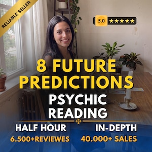 8 Future Predictions Psychic Reading, Same Hour Medium Reading, No AI, Future Insights