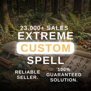Strong CUSTOM Spell - Powerful Custom Same Day Spell Casting, Manifest What You Desire, Personalized Specifically For You
