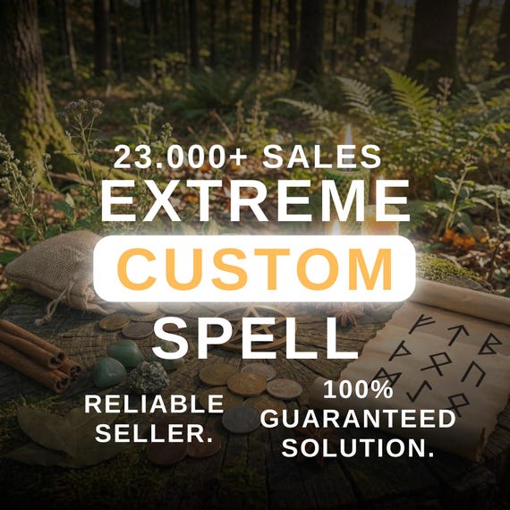 Strong CUSTOM Spell - Powerful Custom Same Day Spell Casting, Manifest What You Desire, Personalized Specifically For You