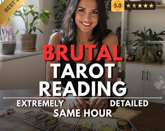 Leitura de Tarot Brutal na Mesma Hora, Insight Psíquico Clarividente