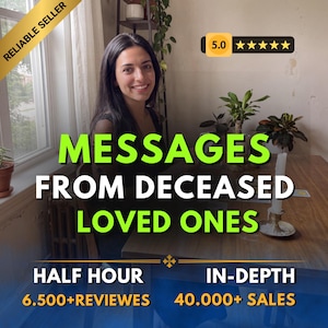 Message From Your Deceased Loved One | Psychic Mediumship Reading | Connect to Close Relatives and Ancestors, Same Hour Reading, Half Hour