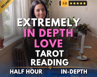 Same Hour In-Depth Love Reading, Honest Love Tarot Reading, Psychic Relationship Reading, Accurate Love Guidance