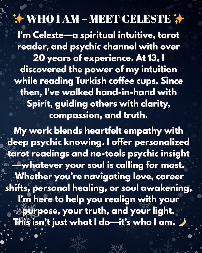 This soul contract reading is perfect for those experiencing strong emotional bonds without logical explanation. Whether it’s a psychic soulmate or karmic relationship, this reading offers a same hour reading filled with psychic insights, divine love messages, and spiritual truths about your future love journey and unresolved past life contracts.