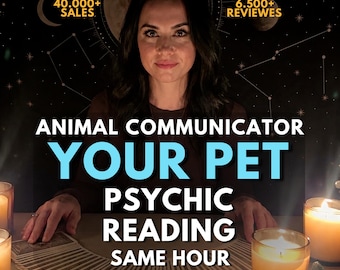 Pet Psychic Reading, Living Pet Reading, Deceased Pet Reading, Same Hour Tarot Reading, Animal Communicator, Cat or Dog Tarot Reading