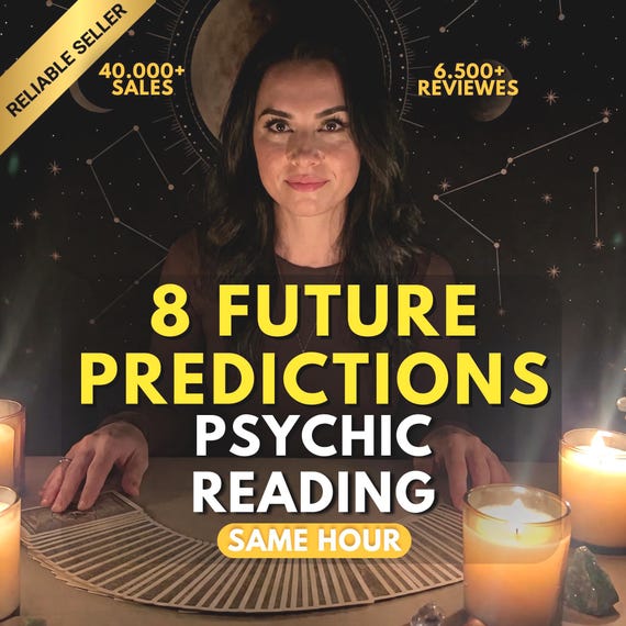 8 Future Predictions Psychic Reading, Medium reading, Tarot Cards, Future Psychic Reading, Fortune Teller Reading, love reading, same hour