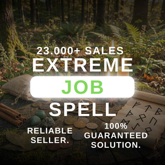 Powerful Job Spell, Fast Results, Same Day Casting, Traditional Witchcraft, Manifest Your Dream Job, Career & Abundance White Magic