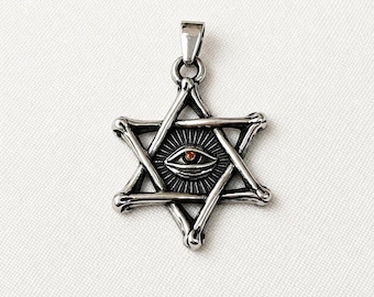 Third Eye Metaphysical Pendant | All-Seeing Magic Amulet for Psychic Powers & Spiritual Power