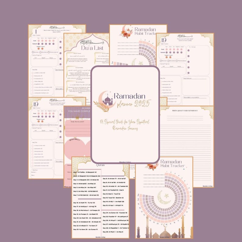 ramadan planner 2025 etsy