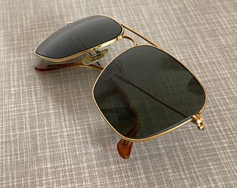 Montura de gafas de sol Ray-Ban B&L USA Shooter vintage raras (para restaurar)