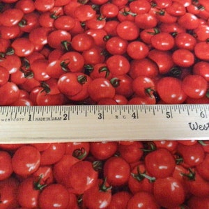 Tomato Fabric by the Yard Farmers Market