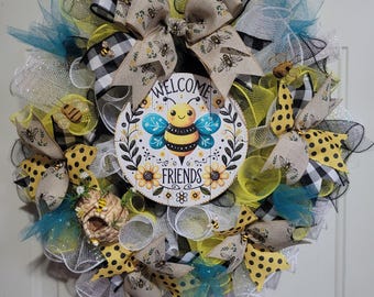 Bee Wreath