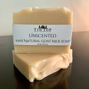Całkowicie naturalne, bezzapachowe mydło z mleka koziego